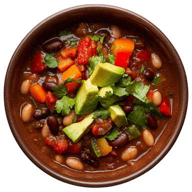 Chili sin carne aux trois haricots