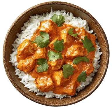 Poulet tikka masala avec riz basmati