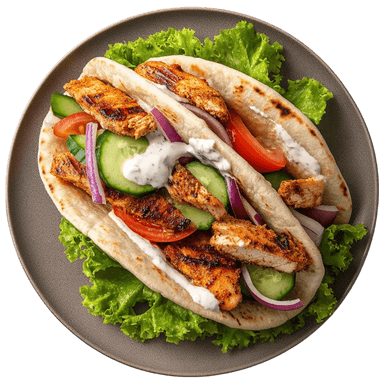 Sandwichs de poulet shawarma