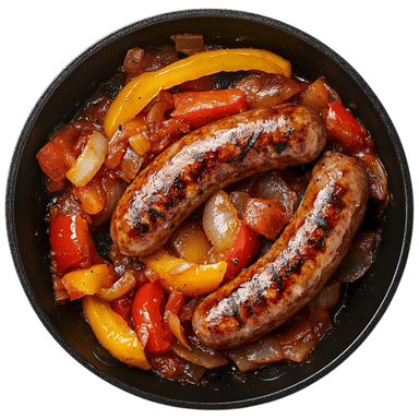 Saucisses italiennes aux poivrons
