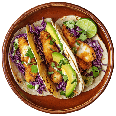 Tacos de poisson à la baja
