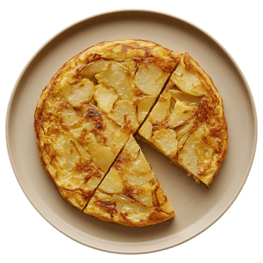 Tortilla espagnole aux pommes de terre